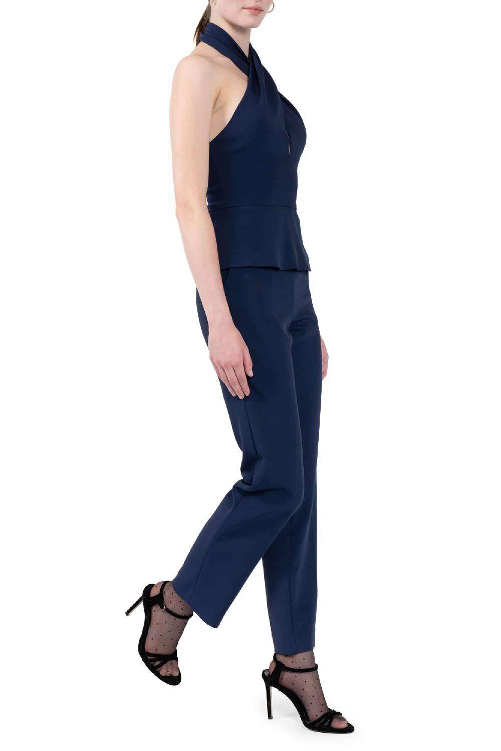 Luisa Beccaria Pantaloni elasticizzati in cady a sigaretta I Più Venduti