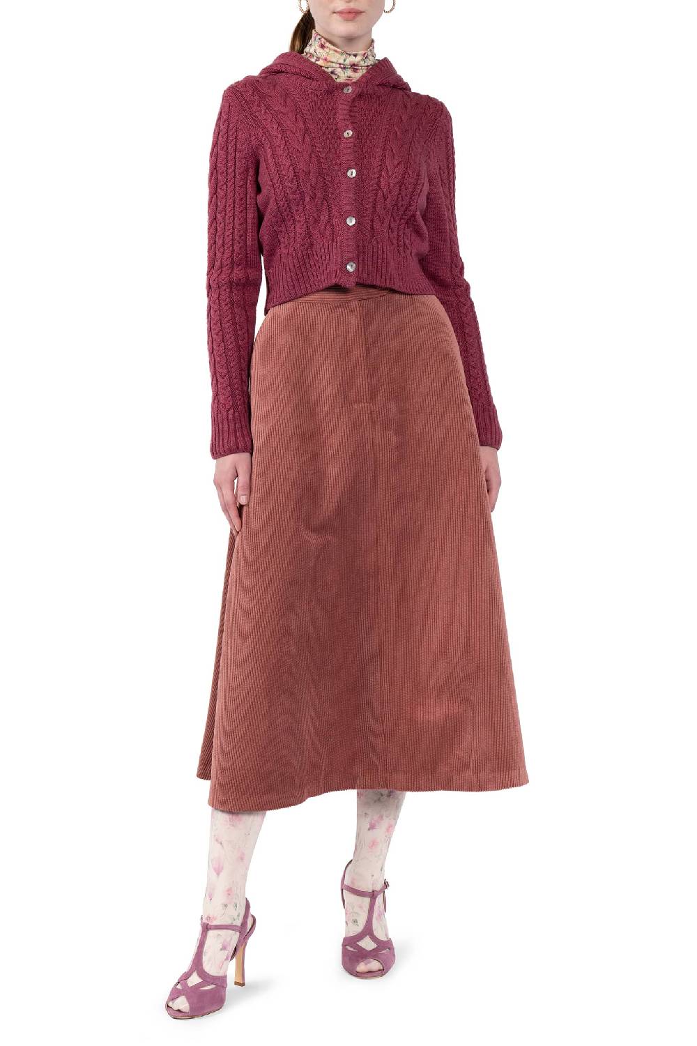 Luisa Beccaria Cardigan con cappuccio Fino Al -60%