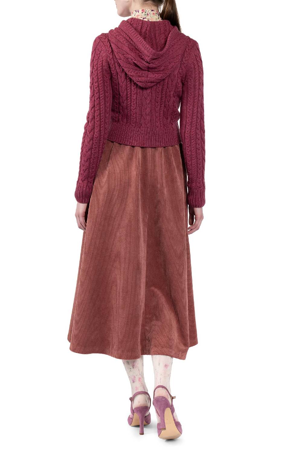Luisa Beccaria Cardigan con cappuccio Fino Al -60%