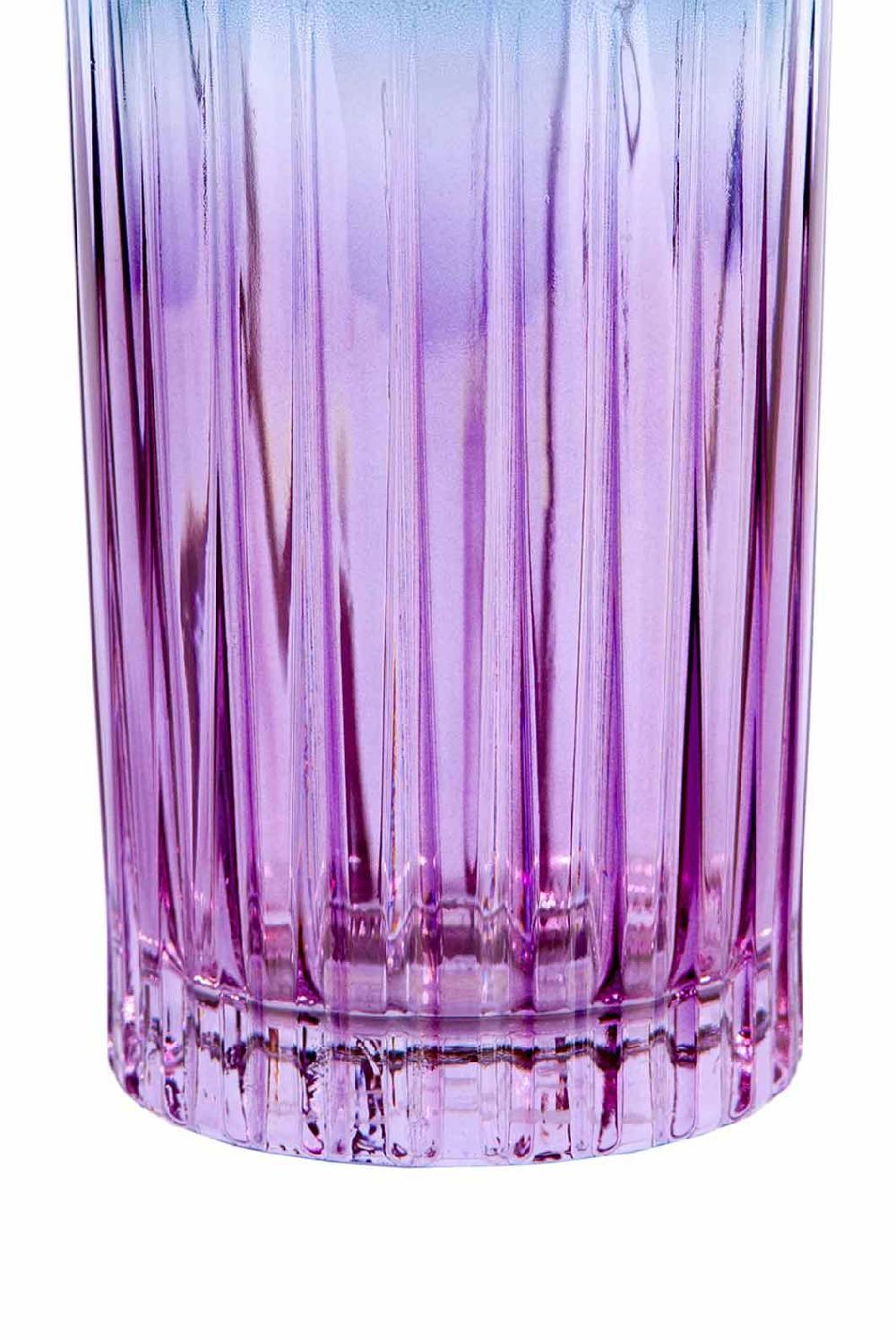 Luisa Beccaria Shade Purple To Blue Set Di Due Grandi Bicchieri Tumbler Offerta
