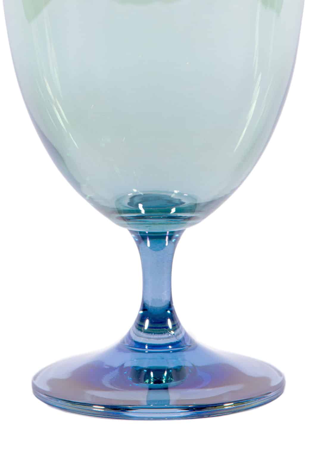 Luisa Beccaria Tonalità Blu Al Verde Set Di Due Bicchieri D'acqua Saldi