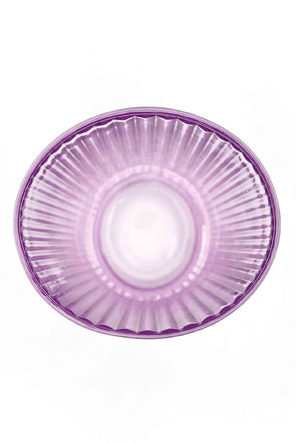 Luisa Beccaria Set Viola Di Due Bicchieri Di Vino Iside Consegna Veloce