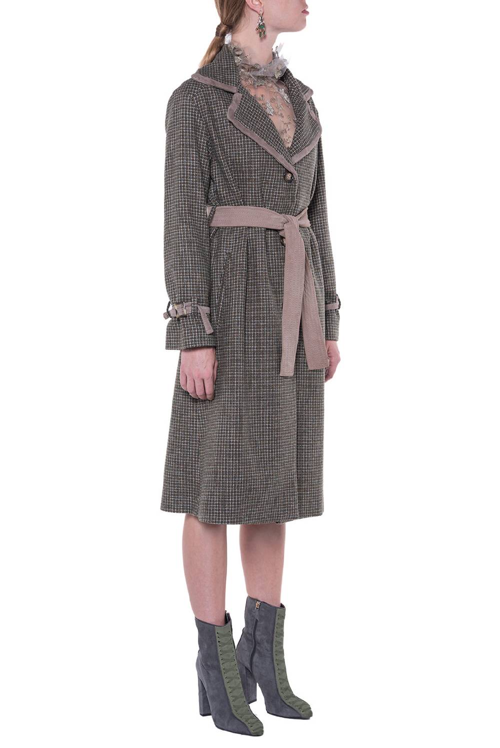 Luisa Beccaria Cappotto in tweed Moda