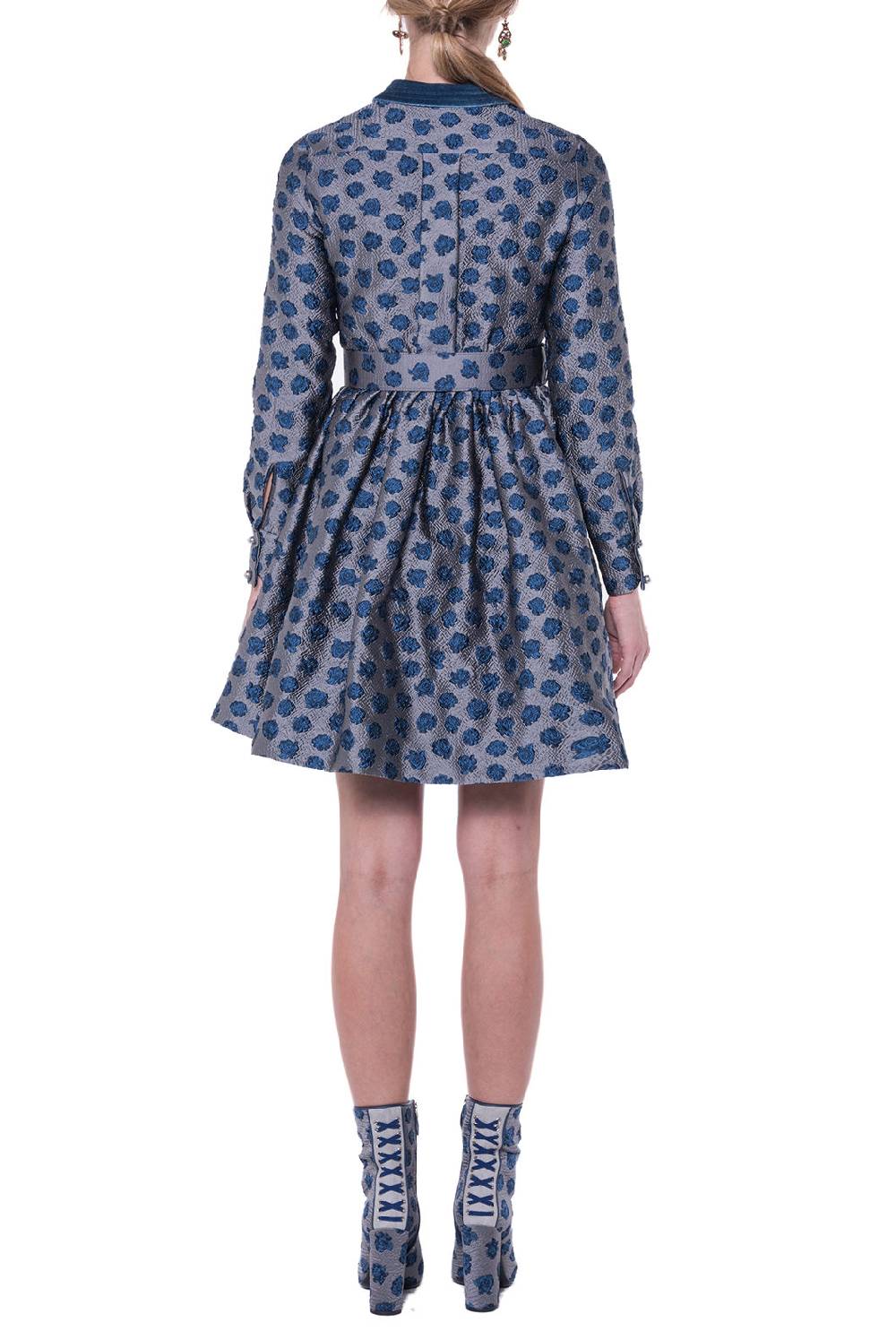 Luisa Beccaria Abito in jacquard a maniche lunghe Italia