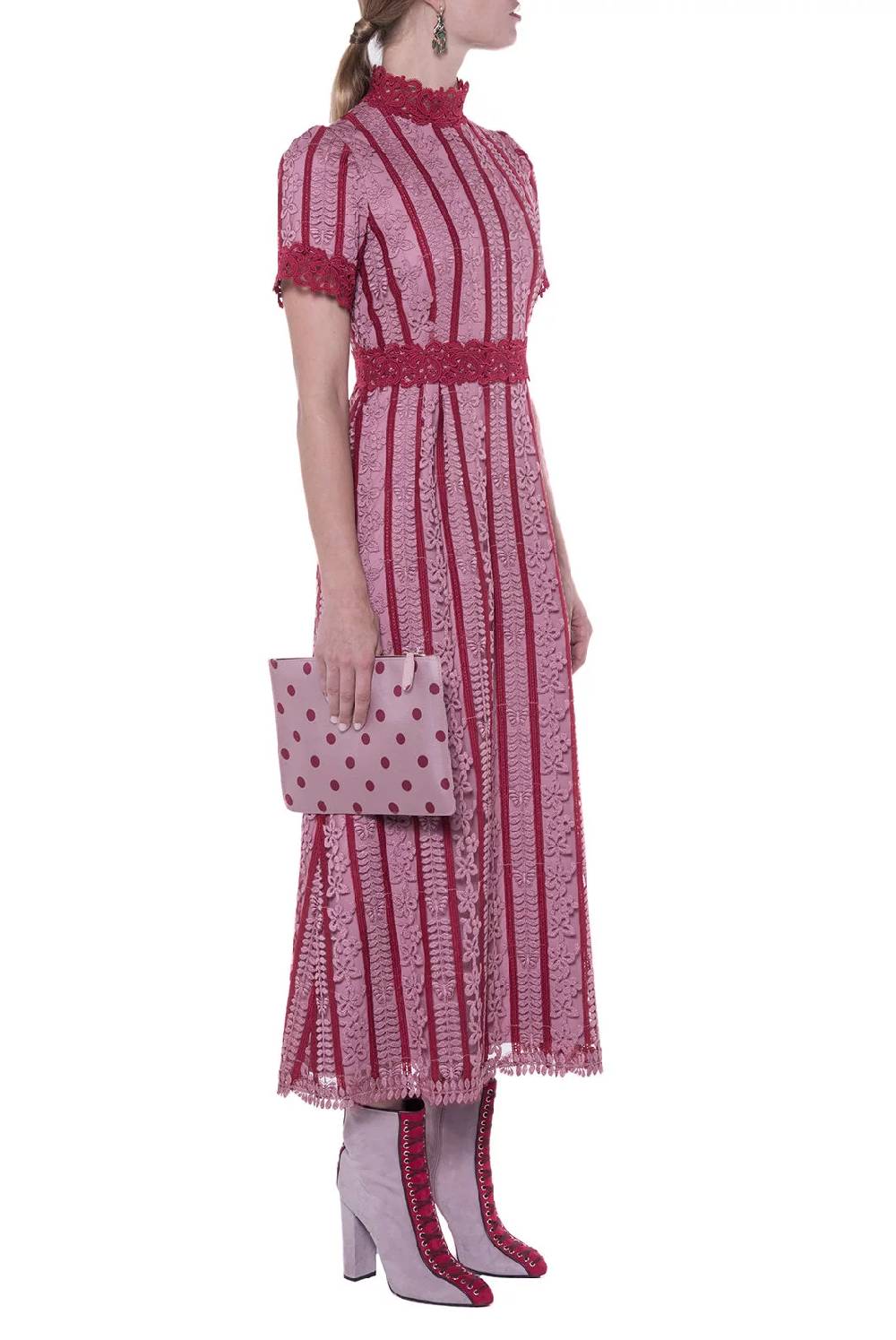 Luisa Beccaria Abito ricamato in macramè Promozione