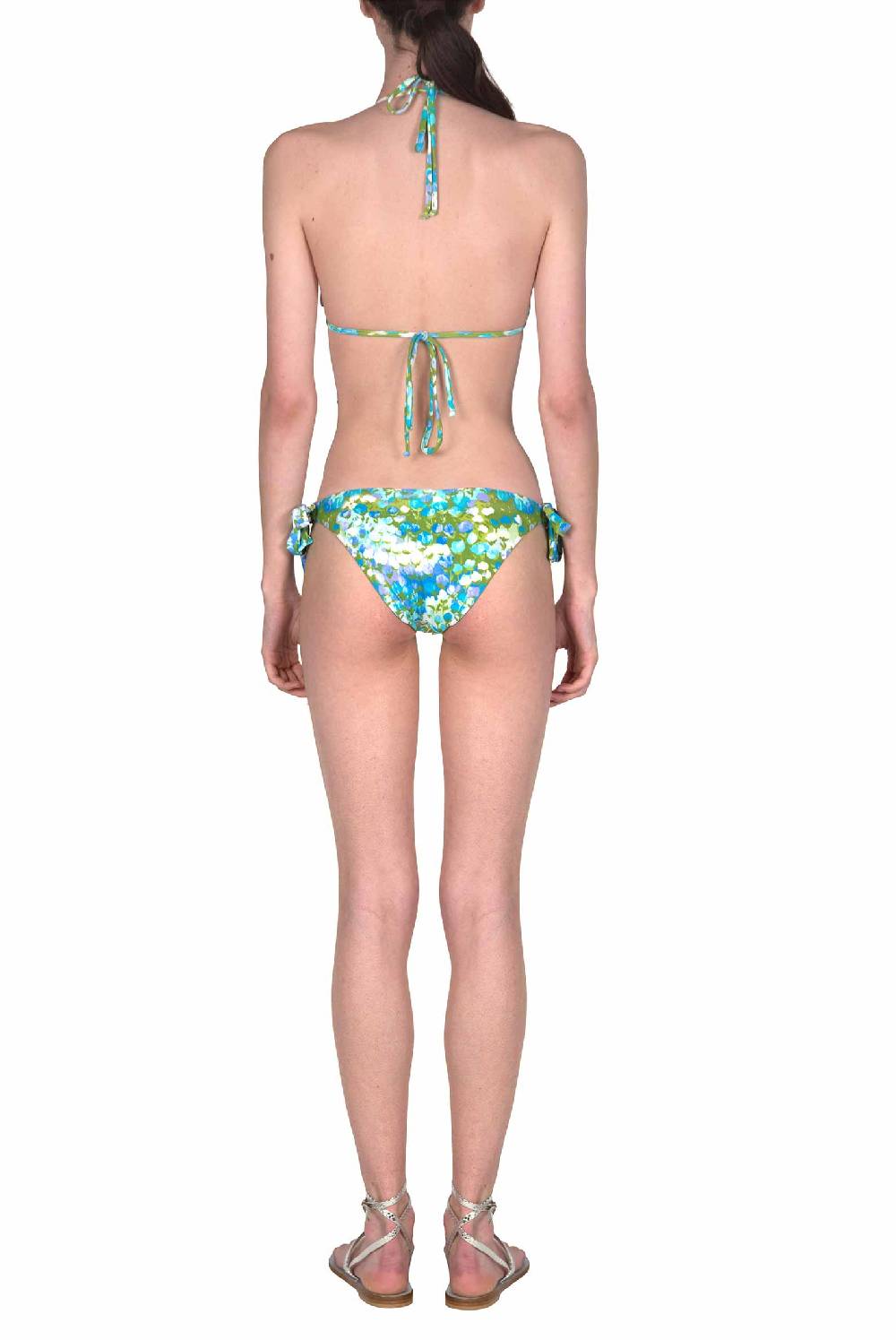 Luisa Beccaria Bikini Triangolo E Slip Blu Monet I Più Venduti