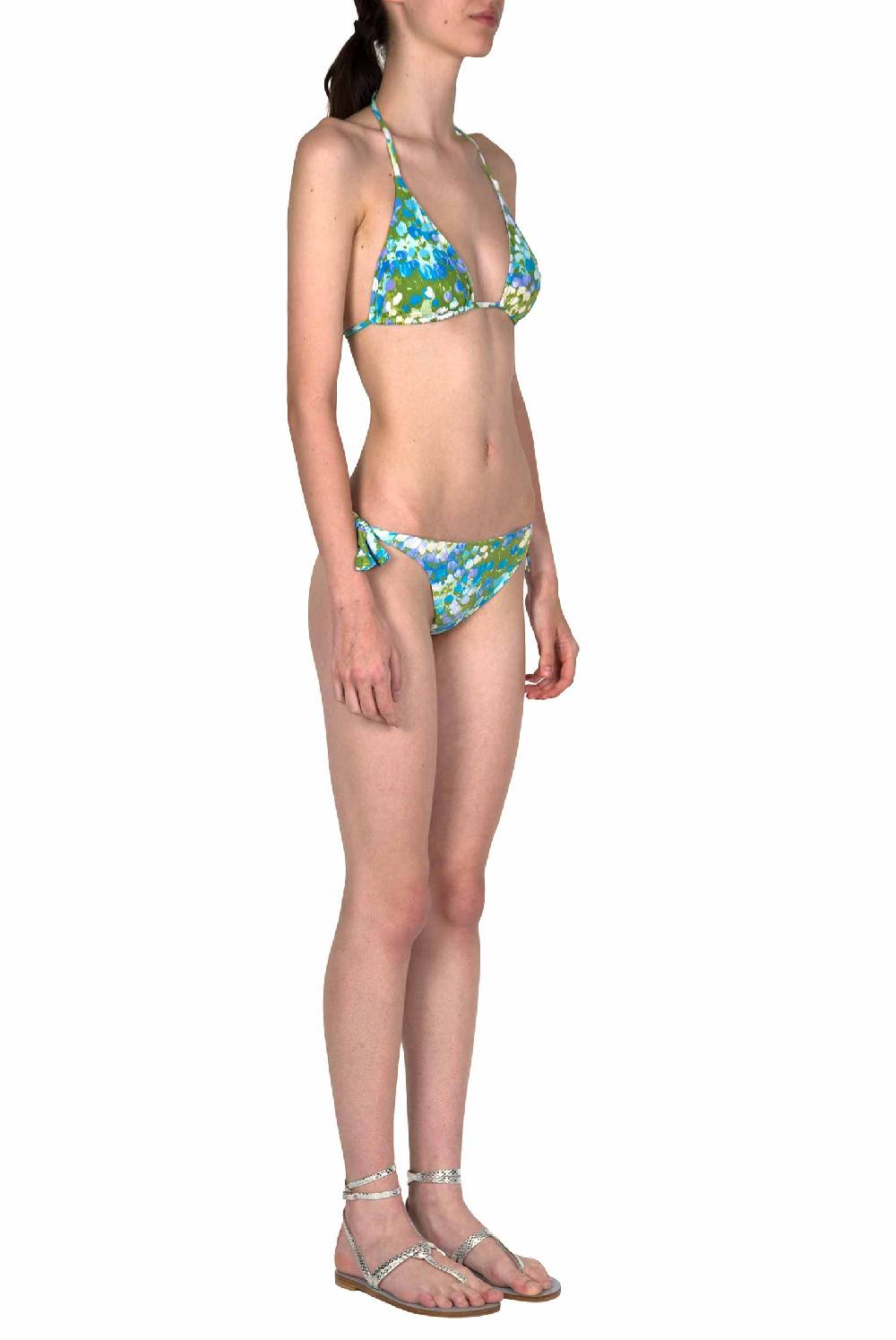 Luisa Beccaria Bikini Triangolo E Slip Blu Monet I Più Venduti