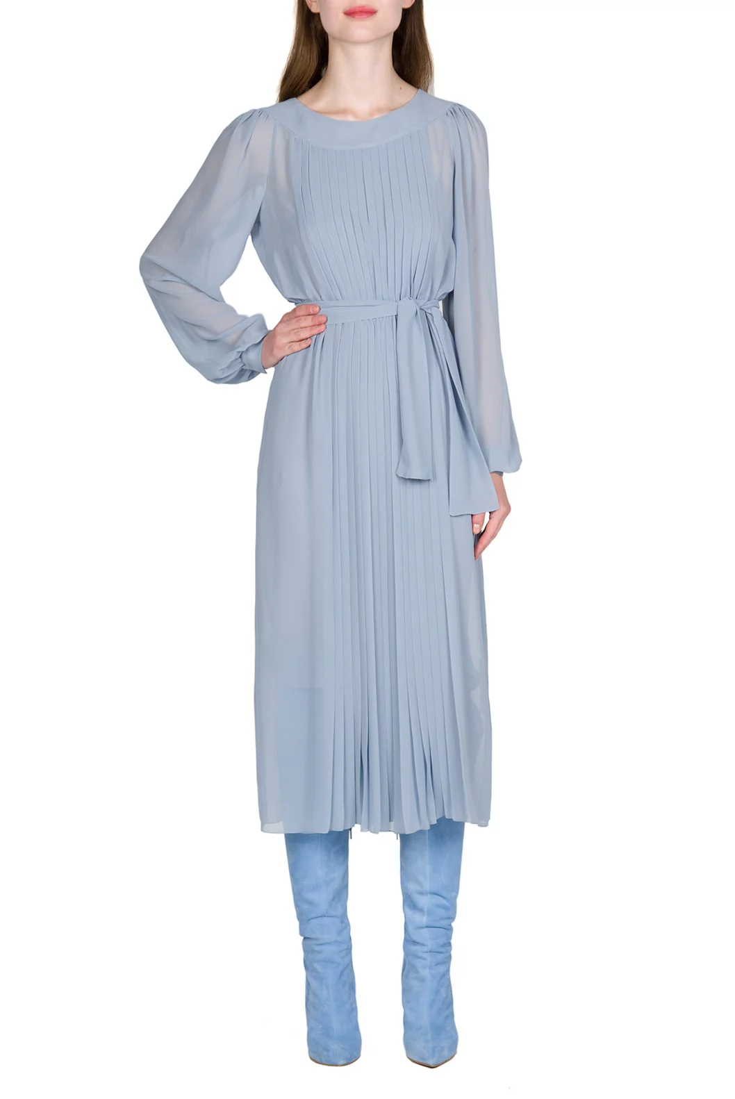 Luisa Beccaria Abito in chiffon plissettato Italia