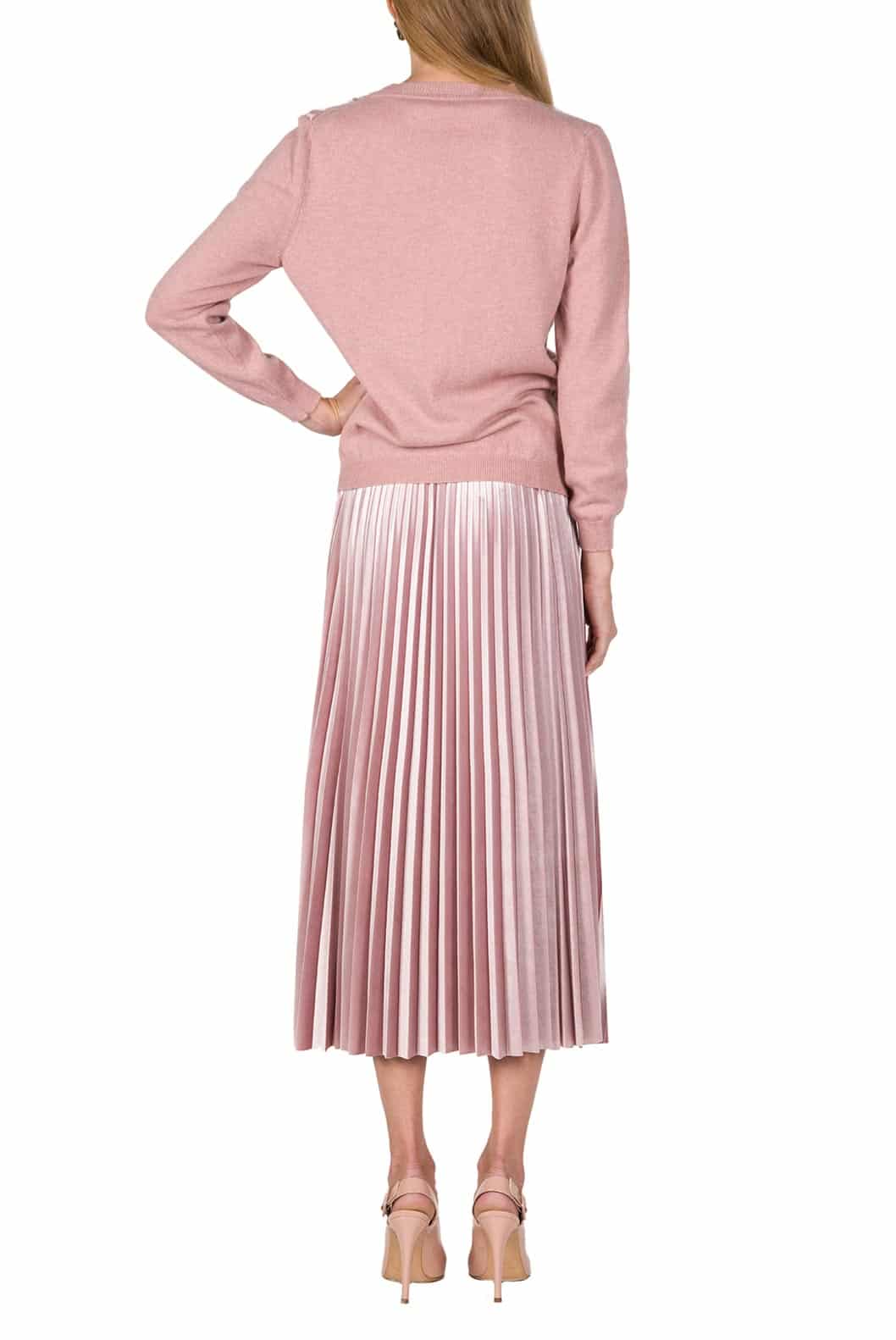 Luisa Beccaria Cardigan in lana ricamato Pezzi Unici