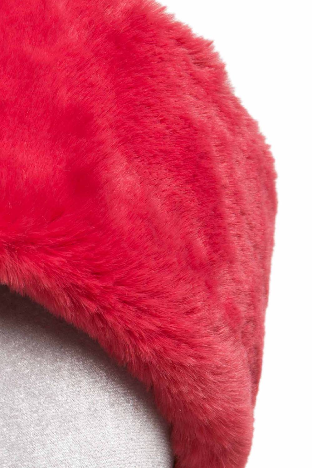 Luisa Beccaria Cerchietto rosso in pelliccia sintetica Online