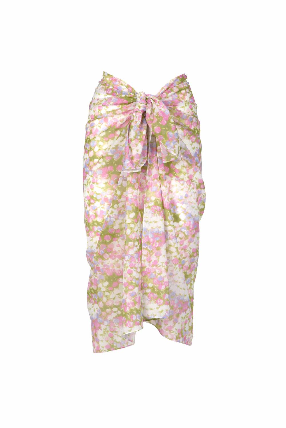 Luisa Beccaria Pareo lungo Monet rosa