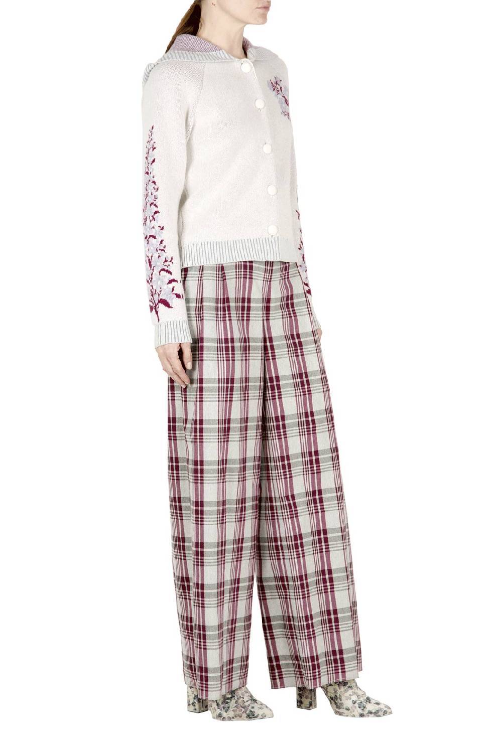 Luisa Beccaria Cardigan con cappuccio in cashmere Consegna Veloce