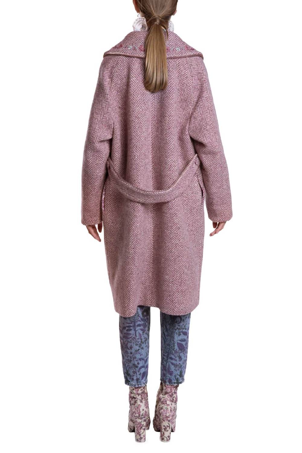 Luisa Beccaria Abito dritto in jacquard fiori di campo Fino Al -60%