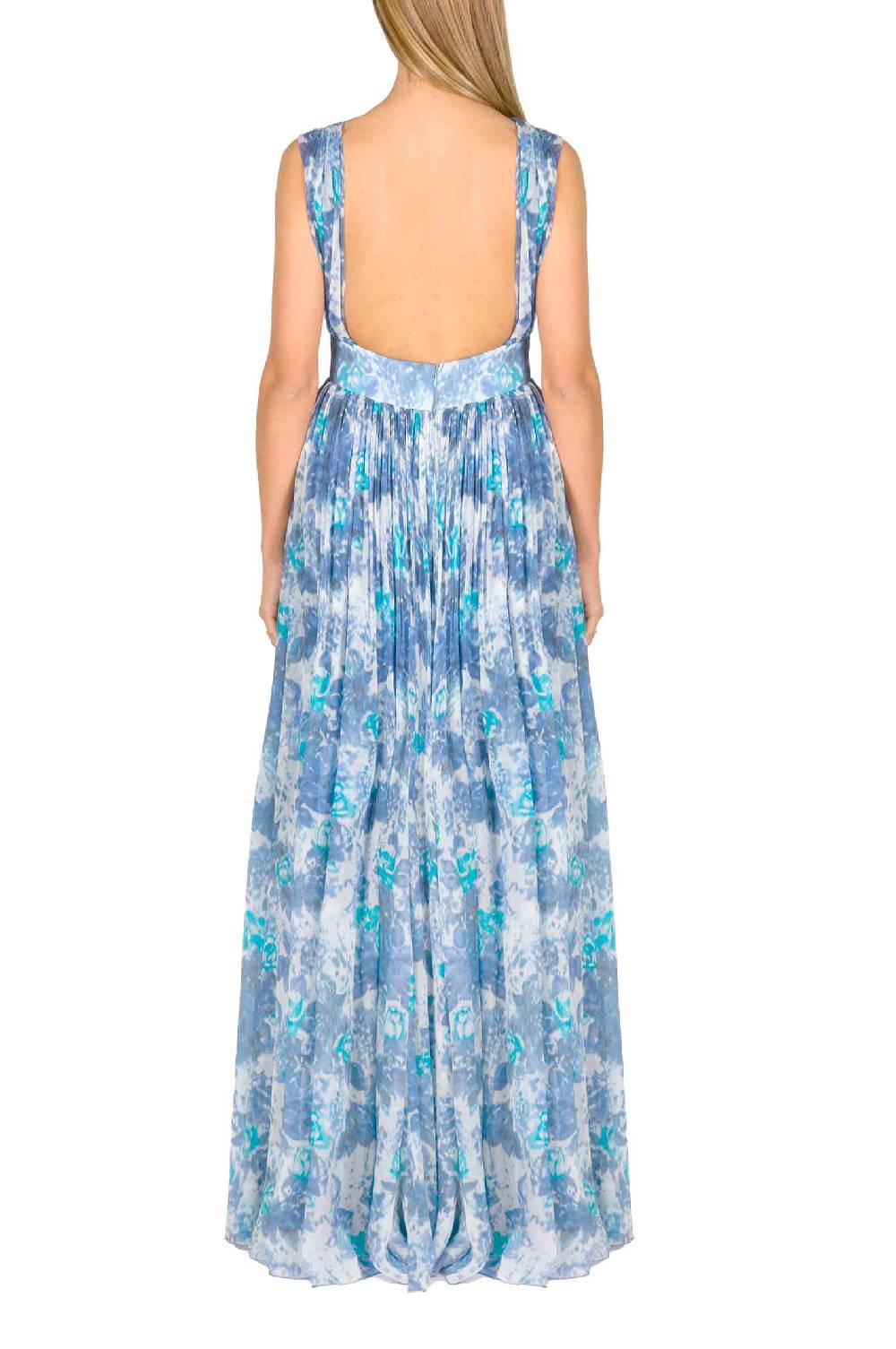 Luisa Beccaria Abito Capri In Chiffon Con Dettaglio Nodo Saldi