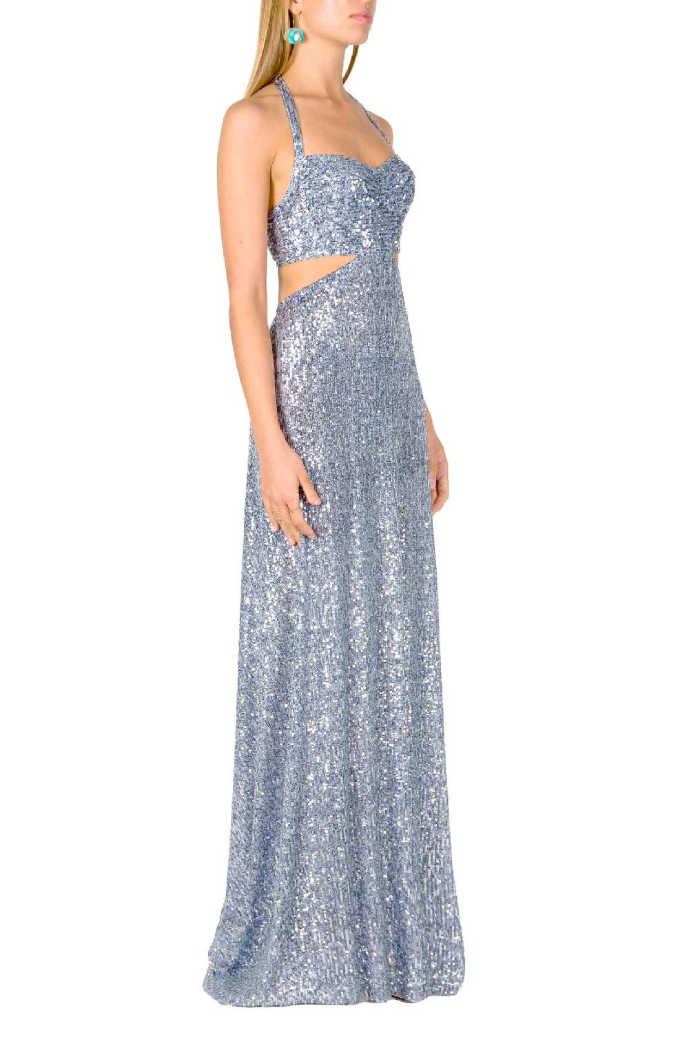 Luisa Beccaria Abito con ritagli di paillettes In Linea
