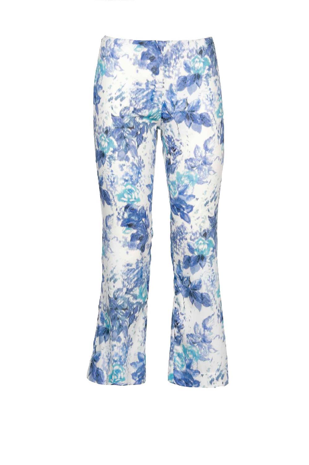 Luisa Beccaria Pantaloni Capri stampati