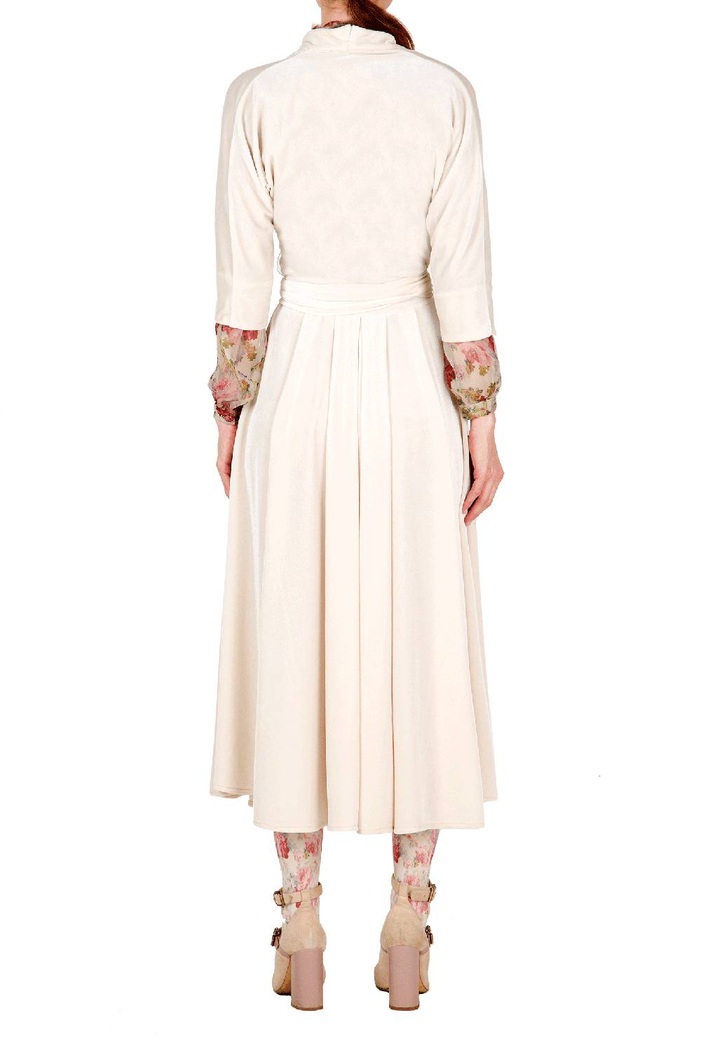 Luisa Beccaria Camicetta in chiffon floreale Vendita Economica