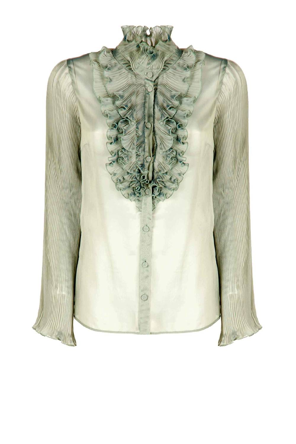 Luisa Beccaria Camicetta in chiffon iridescente
