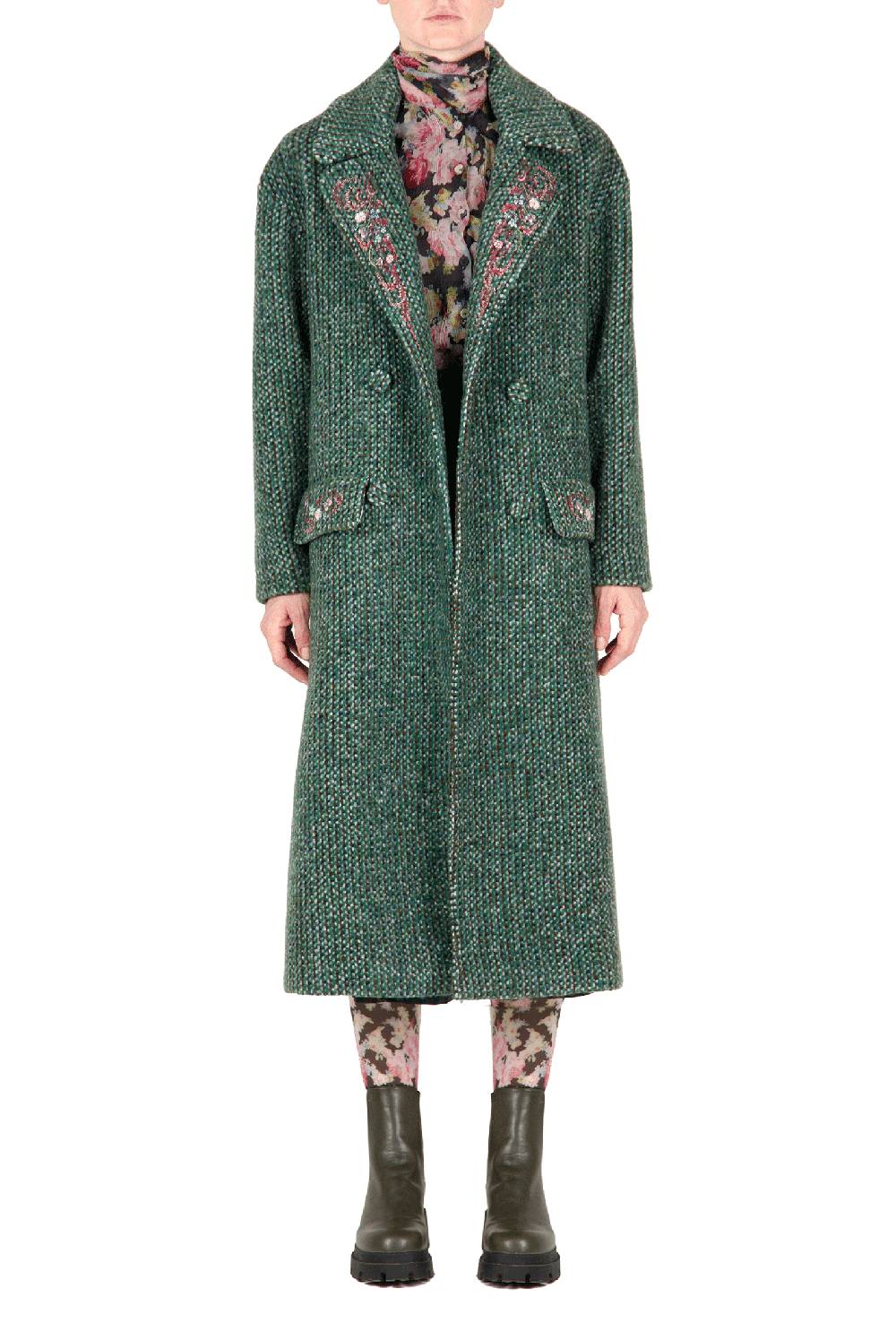 Luisa Beccaria Cappotto ricamato In Linea