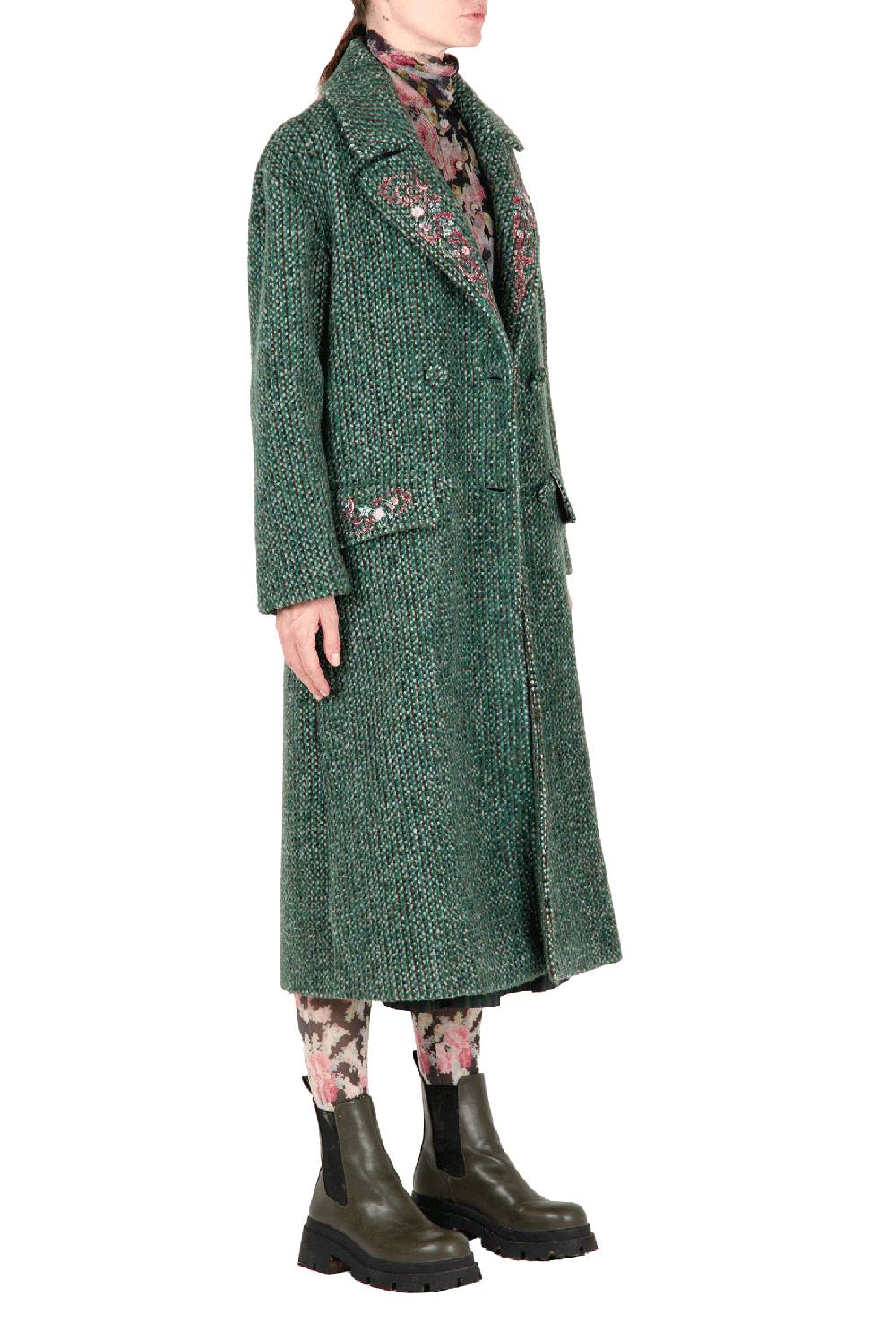 Luisa Beccaria Cappotto ricamato In Linea