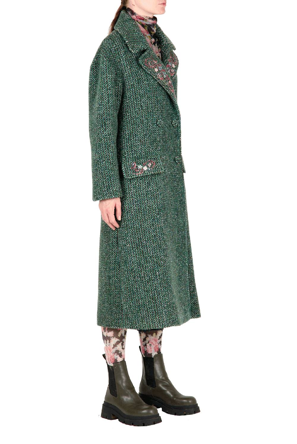 Luisa Beccaria Cappotto ricamato In Linea