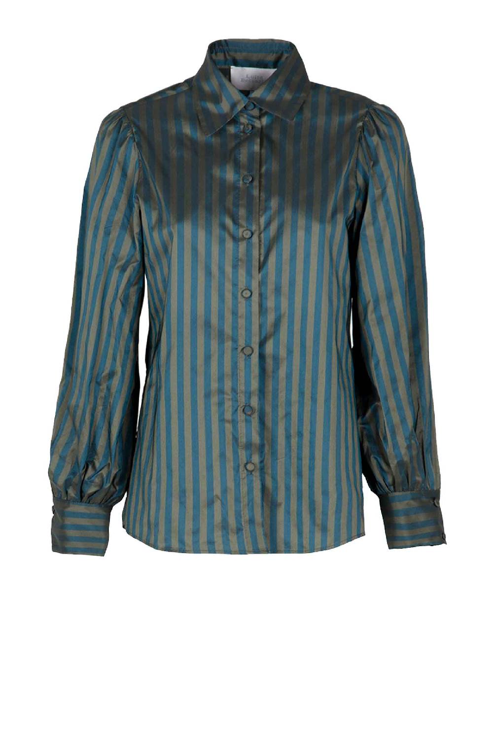 Luisa Beccaria Blusa a righe in taffettà