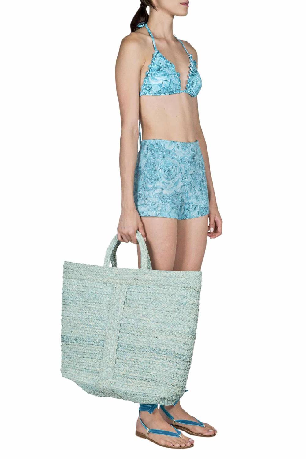 Luisa Beccaria Borsa Martina in rafia Online