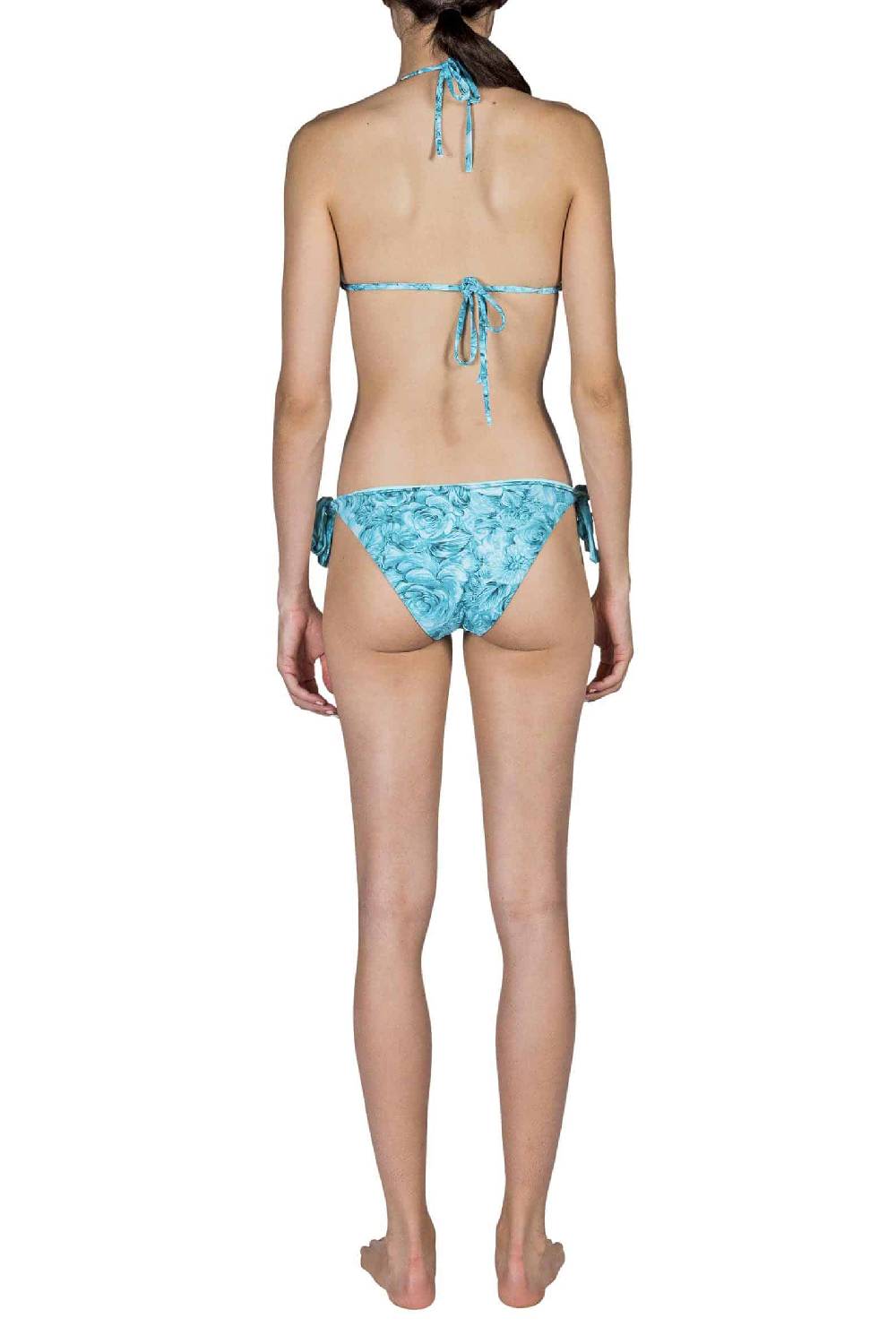Luisa Beccaria Bikini Triangolo E Slip Turchese Nuova