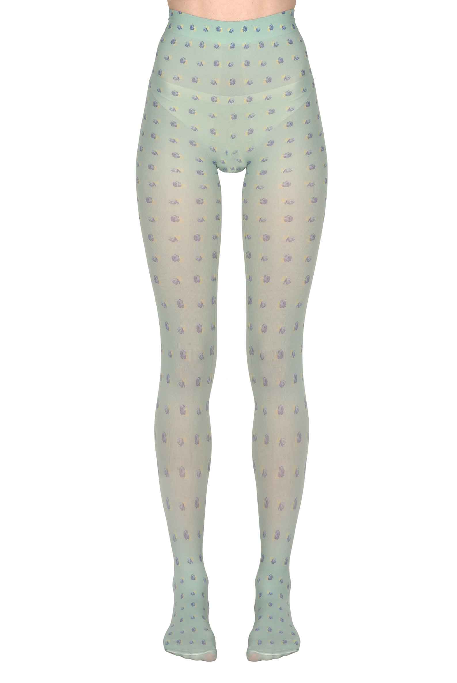 Luisa Beccaria Collant Vintage Buds Salvia Discount Store per i nuovi prodotti