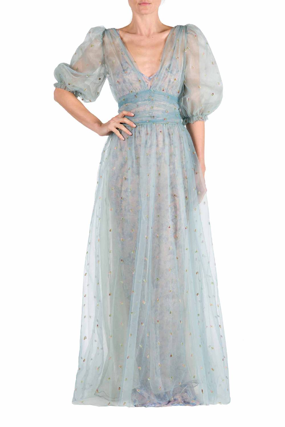 Luisa Beccaria Abito in tulle ricamato Convenienza
