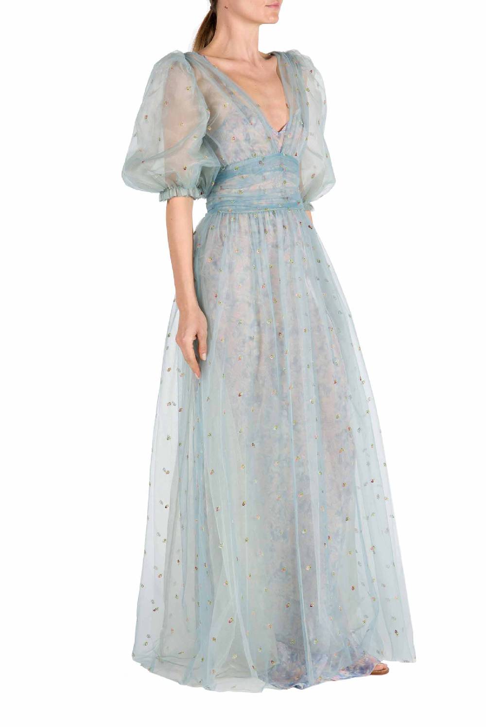 Luisa Beccaria Abito in tulle ricamato Convenienza