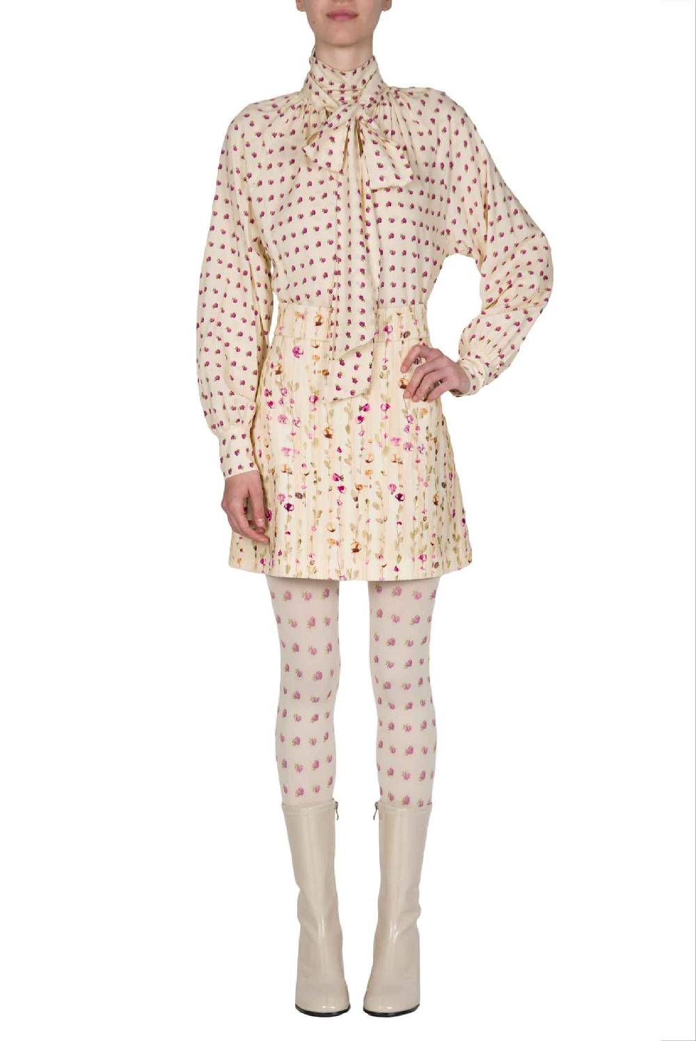 Luisa Beccaria Camicia Vintage Buds Con Dettaglio Fiocco Offerte speciali