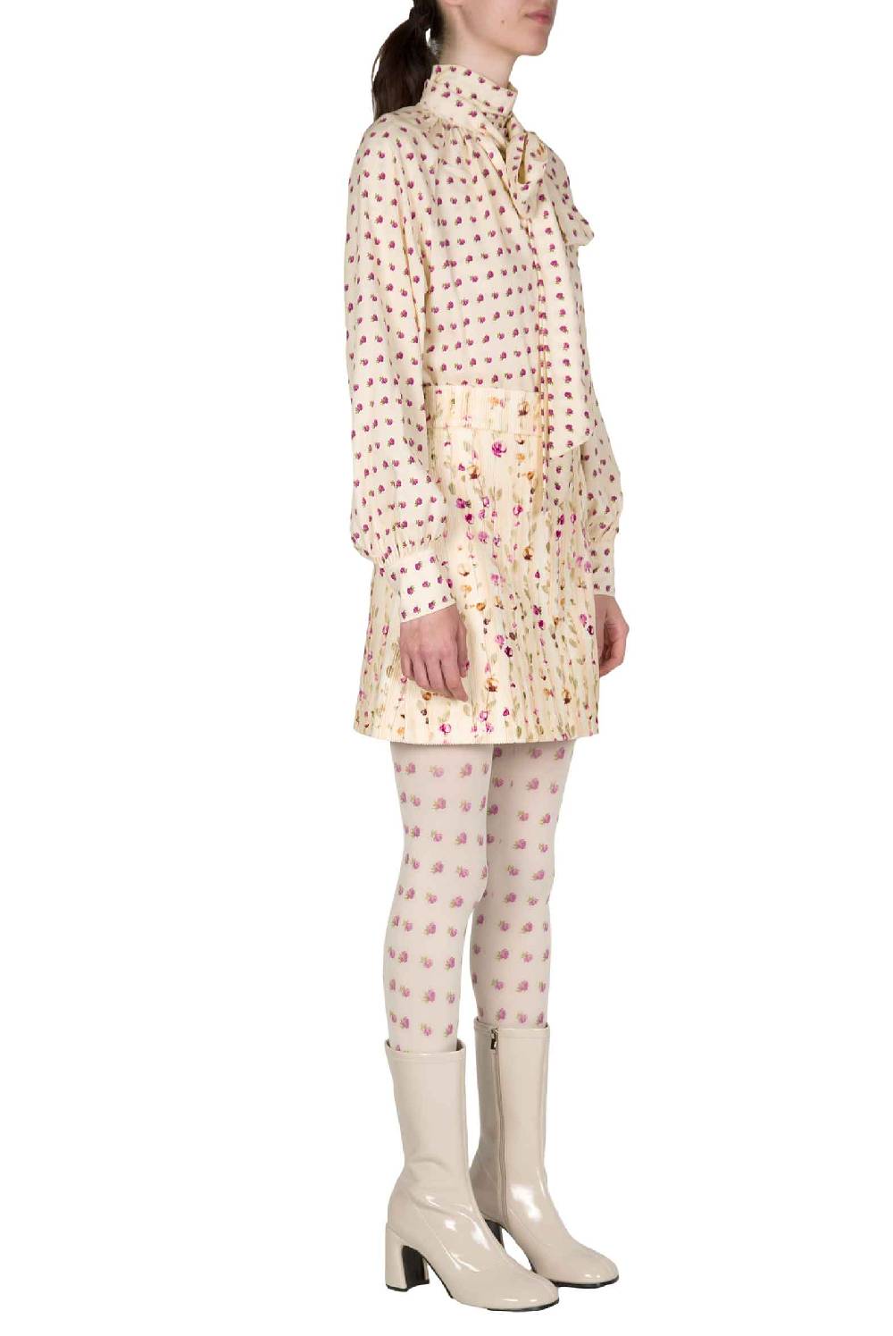 Luisa Beccaria Camicia Vintage Buds Con Dettaglio Fiocco Offerte speciali