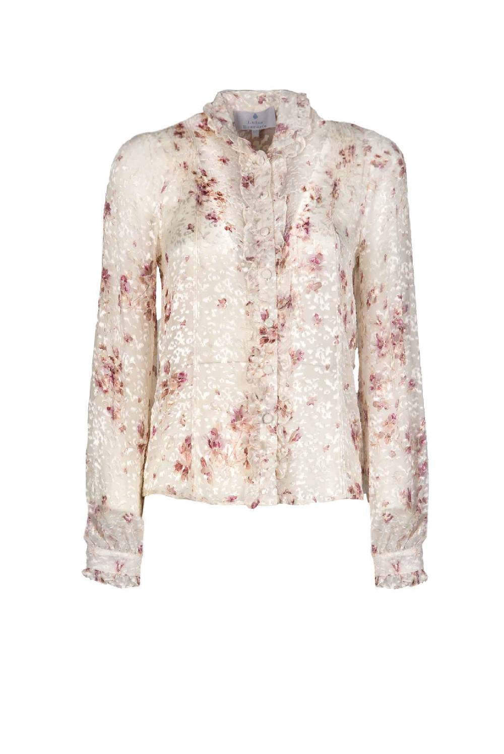 Luisa Beccaria Camicia Dèvorè Stampa Flower Storm Prezzo basso