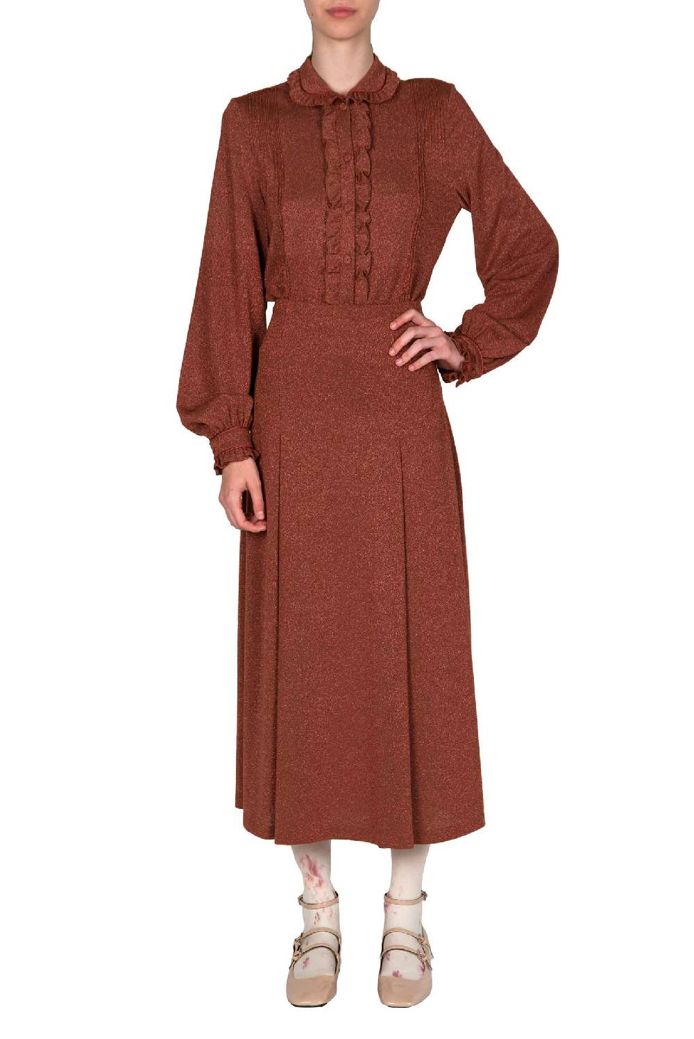 Luisa Beccaria Camicia in jersey lurex Offerta settimanale