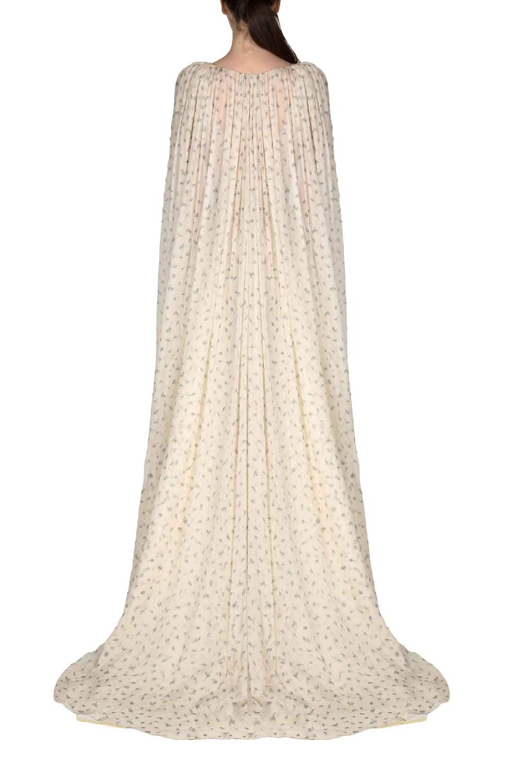 Luisa Beccaria Abito da sposa Winter Garden in georgette effetto mantella con scollo a V Limitato a 3 giorni