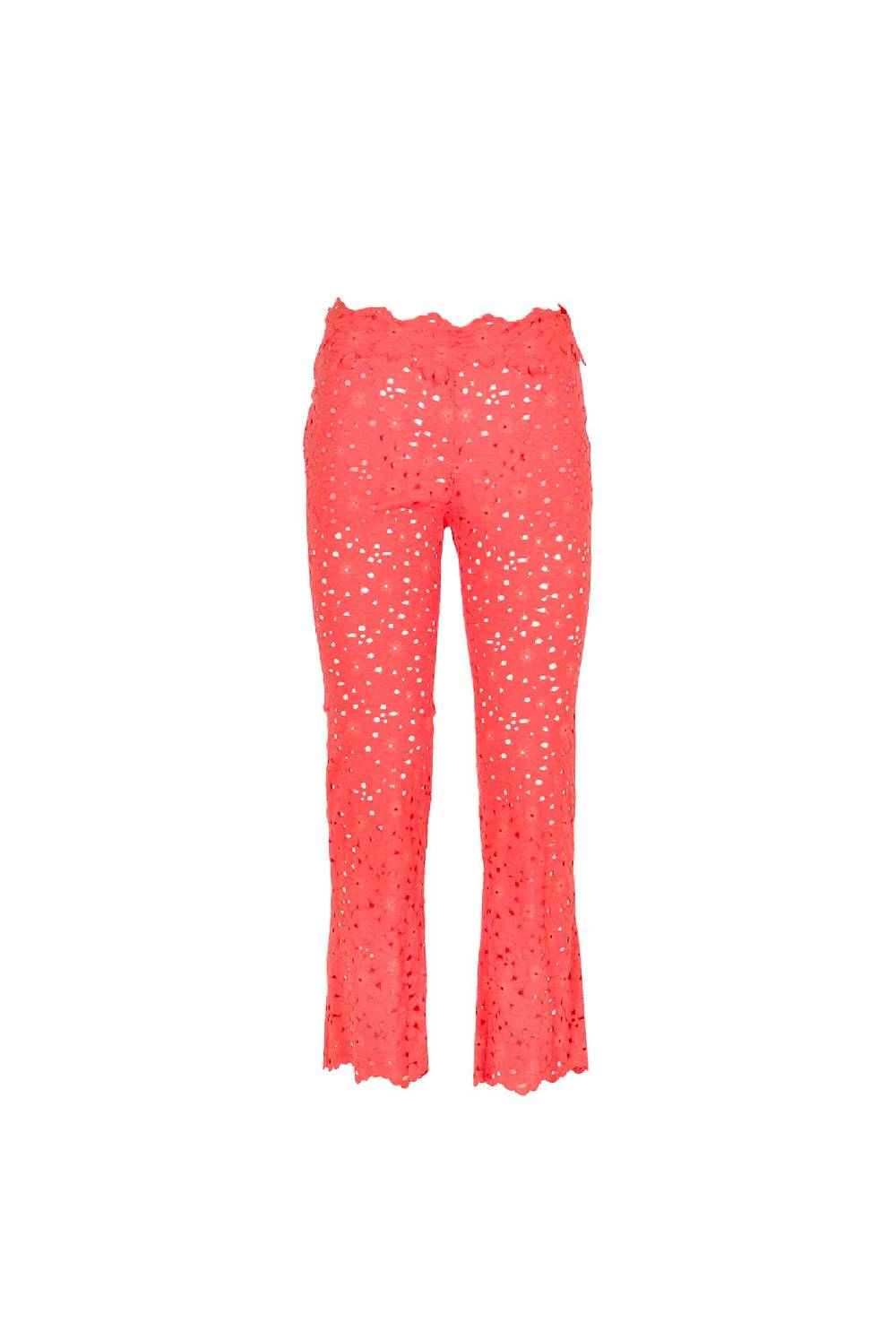 Luisa Beccaria Pantaloni Capri in pizzo floreale Ultimi tre giorni