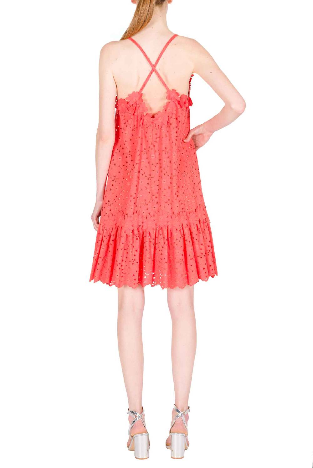 Luisa Beccaria Miniabito in pizzo floreale Fino al 55% di sconto