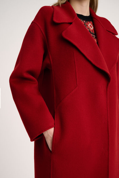 Luisa Spagnoli Scacco - Cappotto in misto lana Vendite Flash