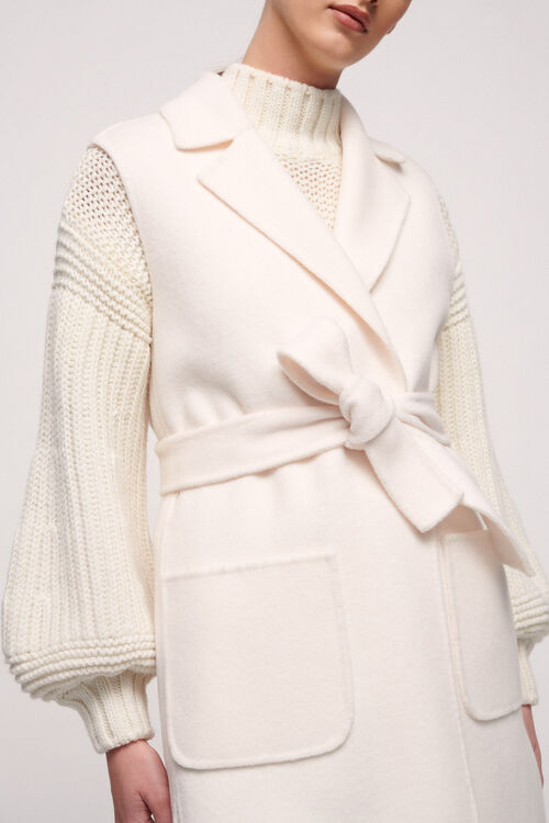 Luisa Spagnoli Sula - Gilet a vestaglia Negozio