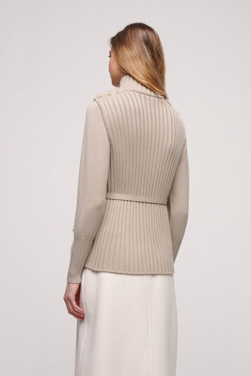 Luisa Spagnoli Mercante - Gilet in eco-pelliccia Moda