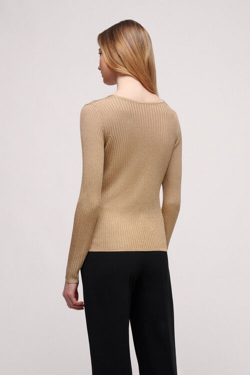 Luisa Spagnoli Zelante - Maglia in lurex Fino Al -60%