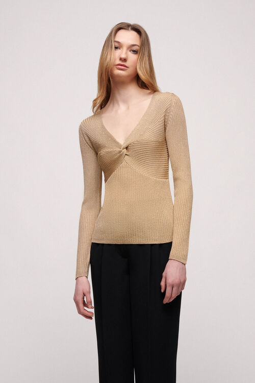 Luisa Spagnoli Zelante - Maglia in lurex Fino Al -60%