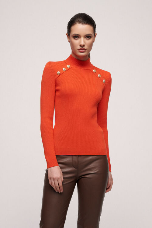 Luisa Spagnoli Minima - Pullover in lana Vendita Calda