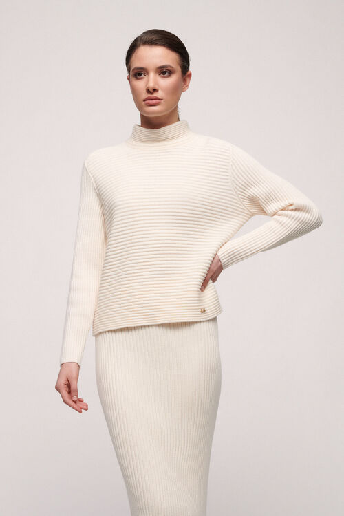 Luisa Spagnoli Mecenate - Pullover in lana Vendita Economica