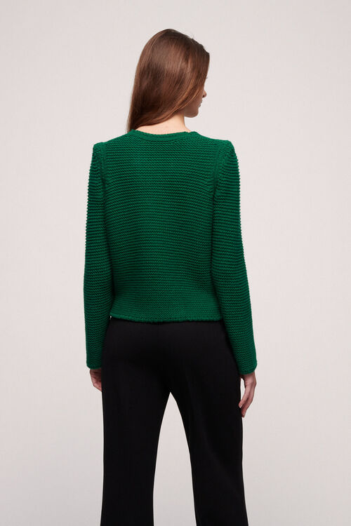Luisa Spagnoli Mordente - Cardigan in lana In Vendita