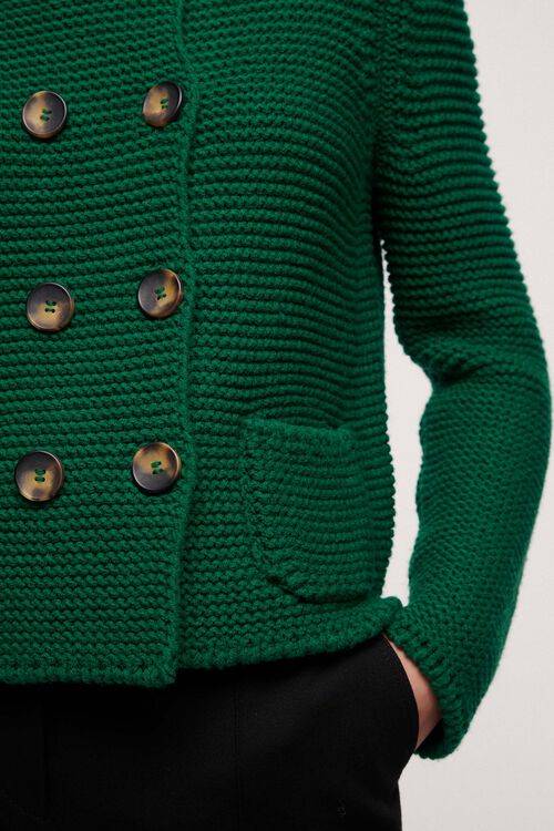 Luisa Spagnoli Mordente - Cardigan in lana In Vendita