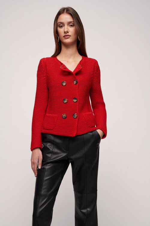 Luisa Spagnoli Mordente - Cardigan in lana Vendite Flash