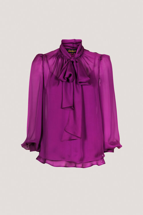 Luisa Spagnoli Luccichio - Camicia in seta Pezzi Unici