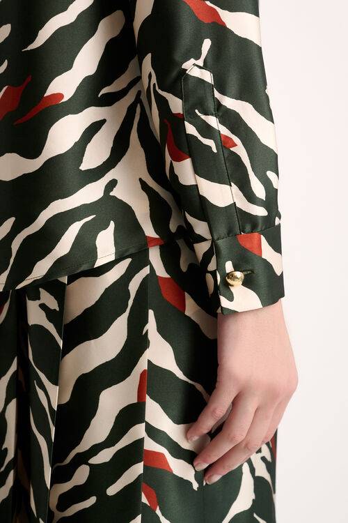 Luisa Spagnoli Lenza - Camicia animalier Fino Al -60%